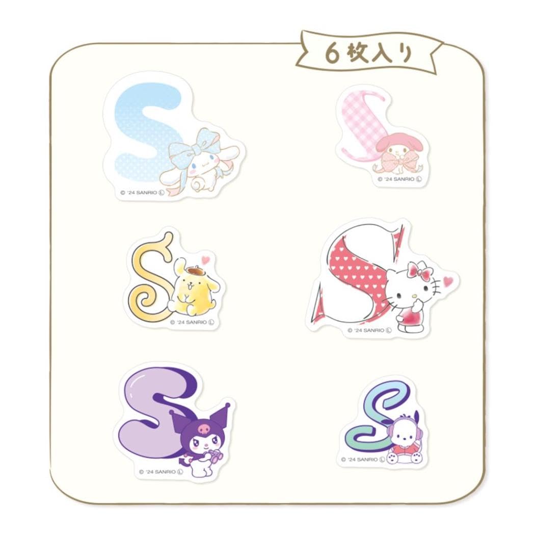Amazon | サンリオキャラクターズ[フレークシール]イニシャルフレーク